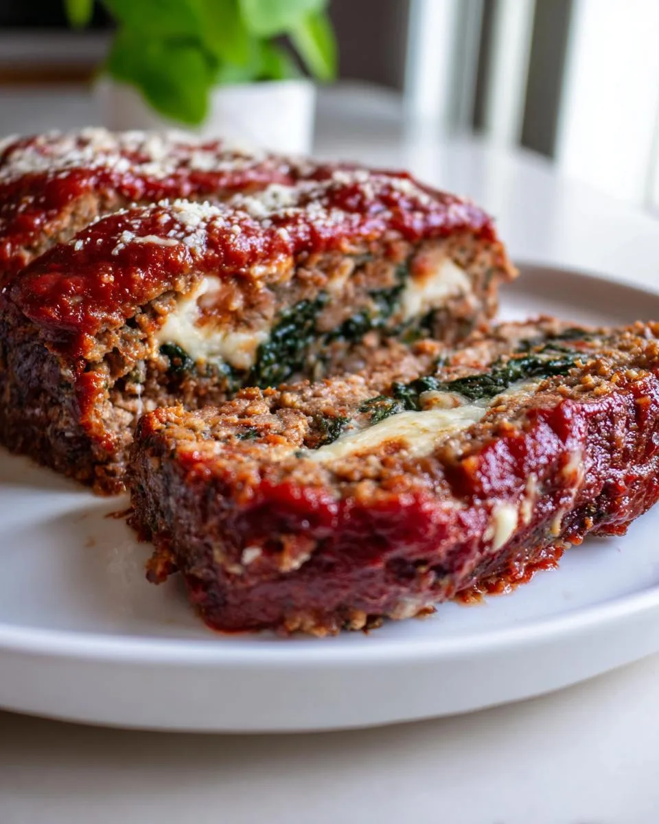 Stuffed Italian Meatloaf - detail 3