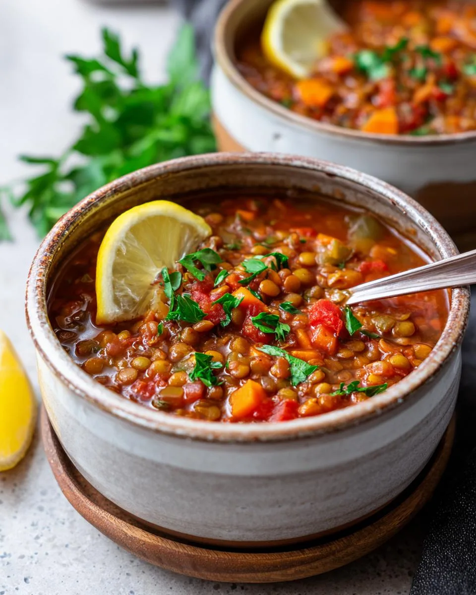 Tomato Lentil Soup - detail 5