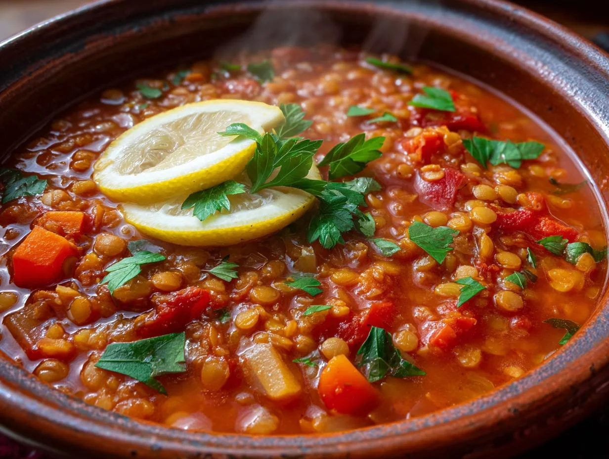 Hearty 3-Ingredient Tomato Lentil Soup for Instant Warmth
