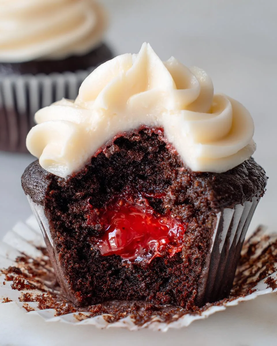 Vampire Bite Cupcakes - detail 3
