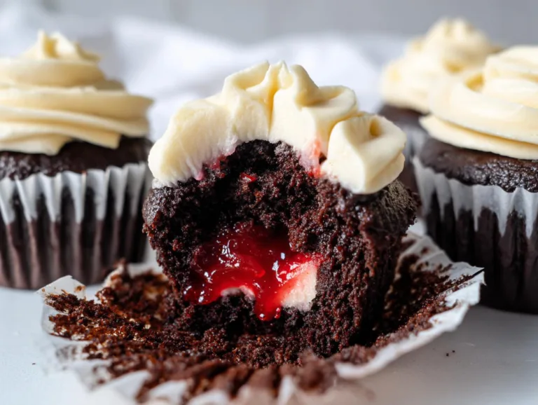 Vampire Bite Cupcakes
