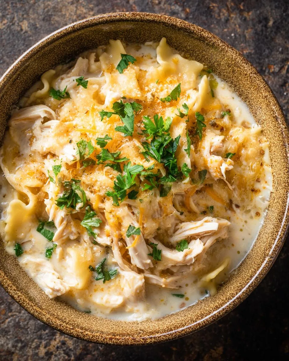 White Chicken Lasagna Soup - detail 2