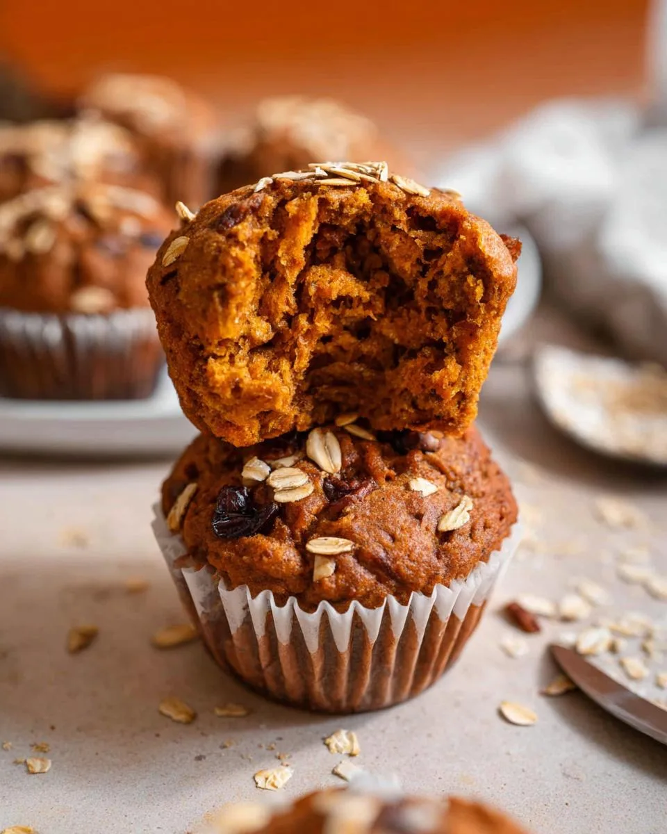 carrot pumpkin muffins - detail 3