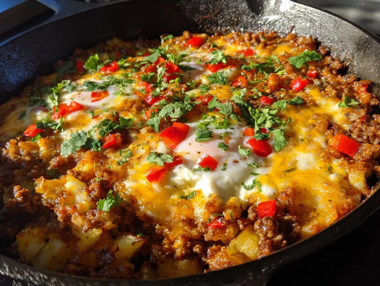 Savory Ground Beef and Potato Skillet Ready in Just 30 Minutes