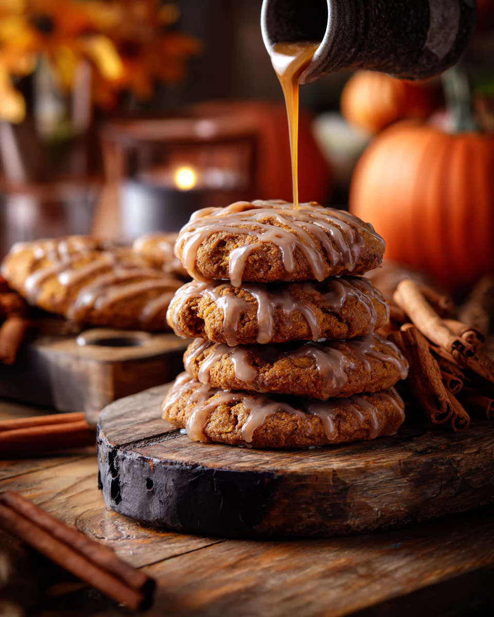 Maple Pumpkin Cookies Recipe: Chewy, Spiced, and Topped with Maple Glaze