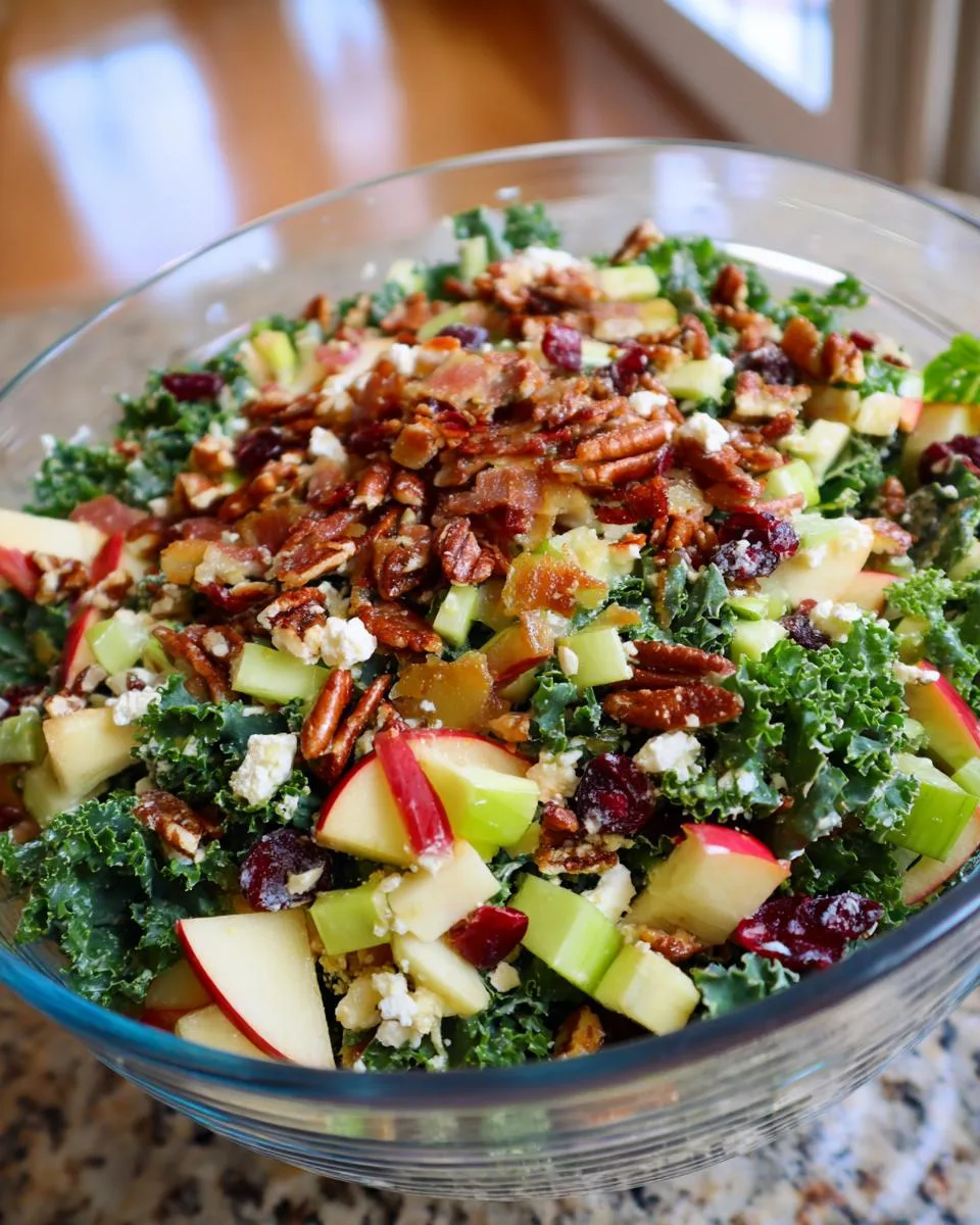 Apple Cranberry Pecan Salad - detail 1