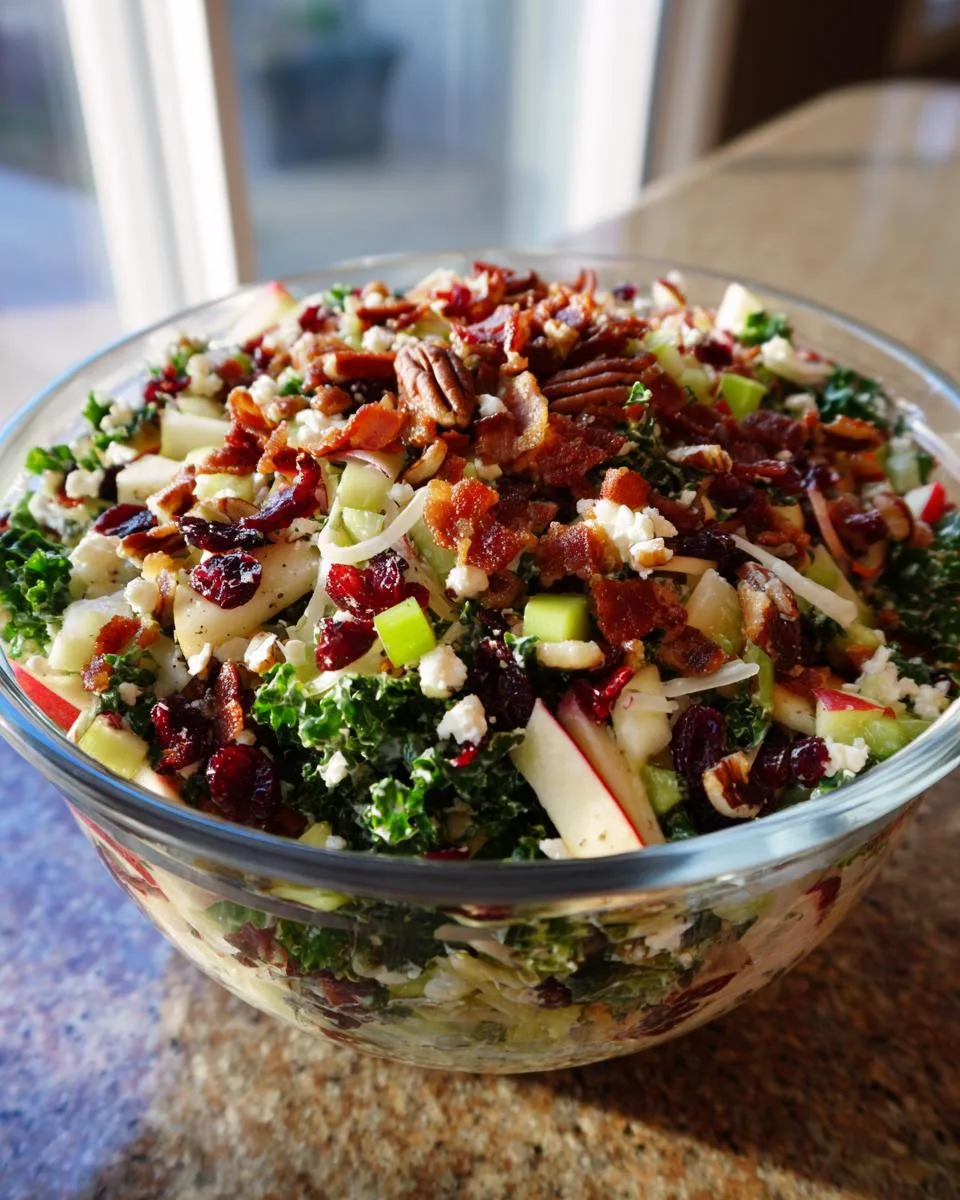 Apple Cranberry Pecan Salad - detail 2