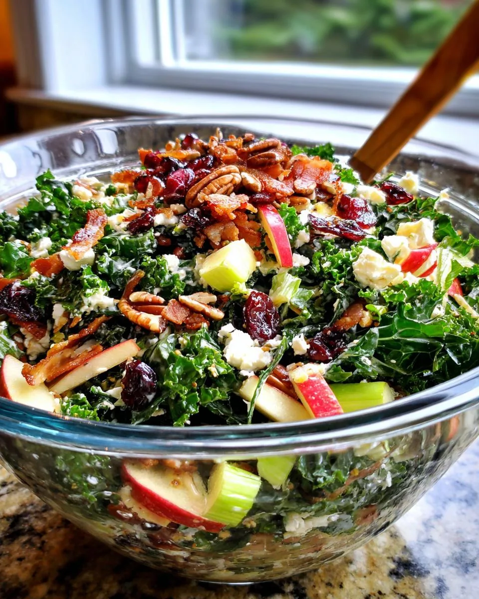 Apple Cranberry Pecan Salad - detail 3