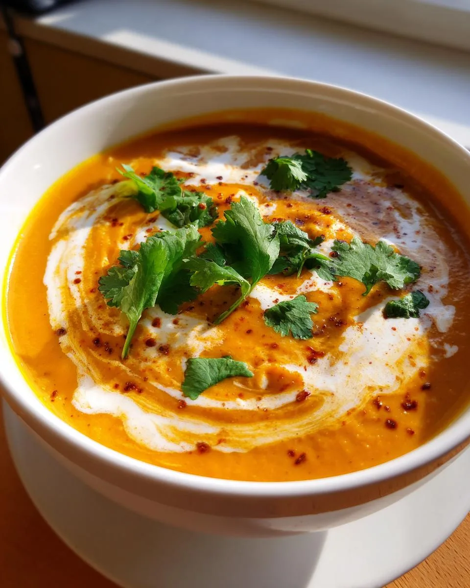 Butternut Squash Sweet Potato Soup - detail 2