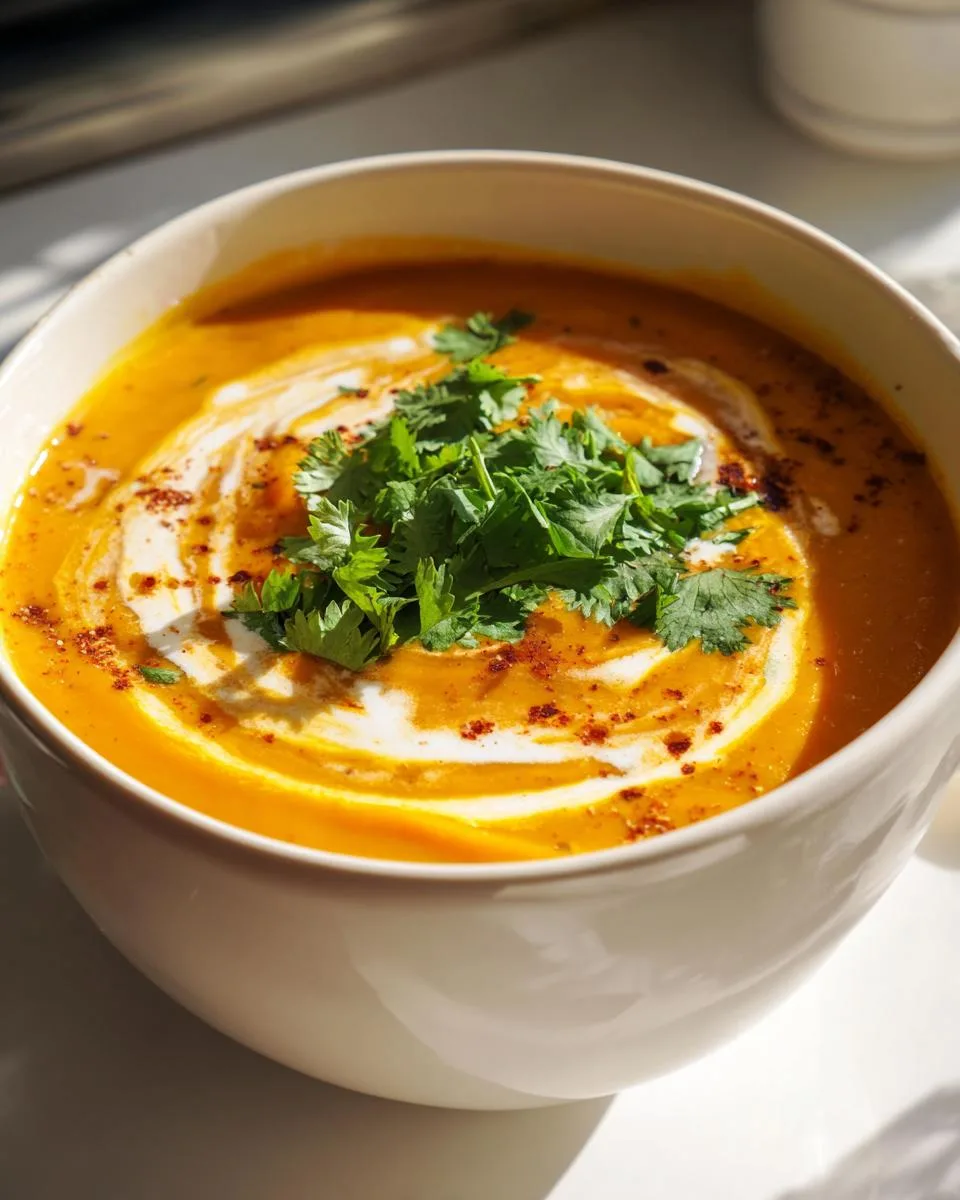 Butternut Squash Sweet Potato Soup - detail 3