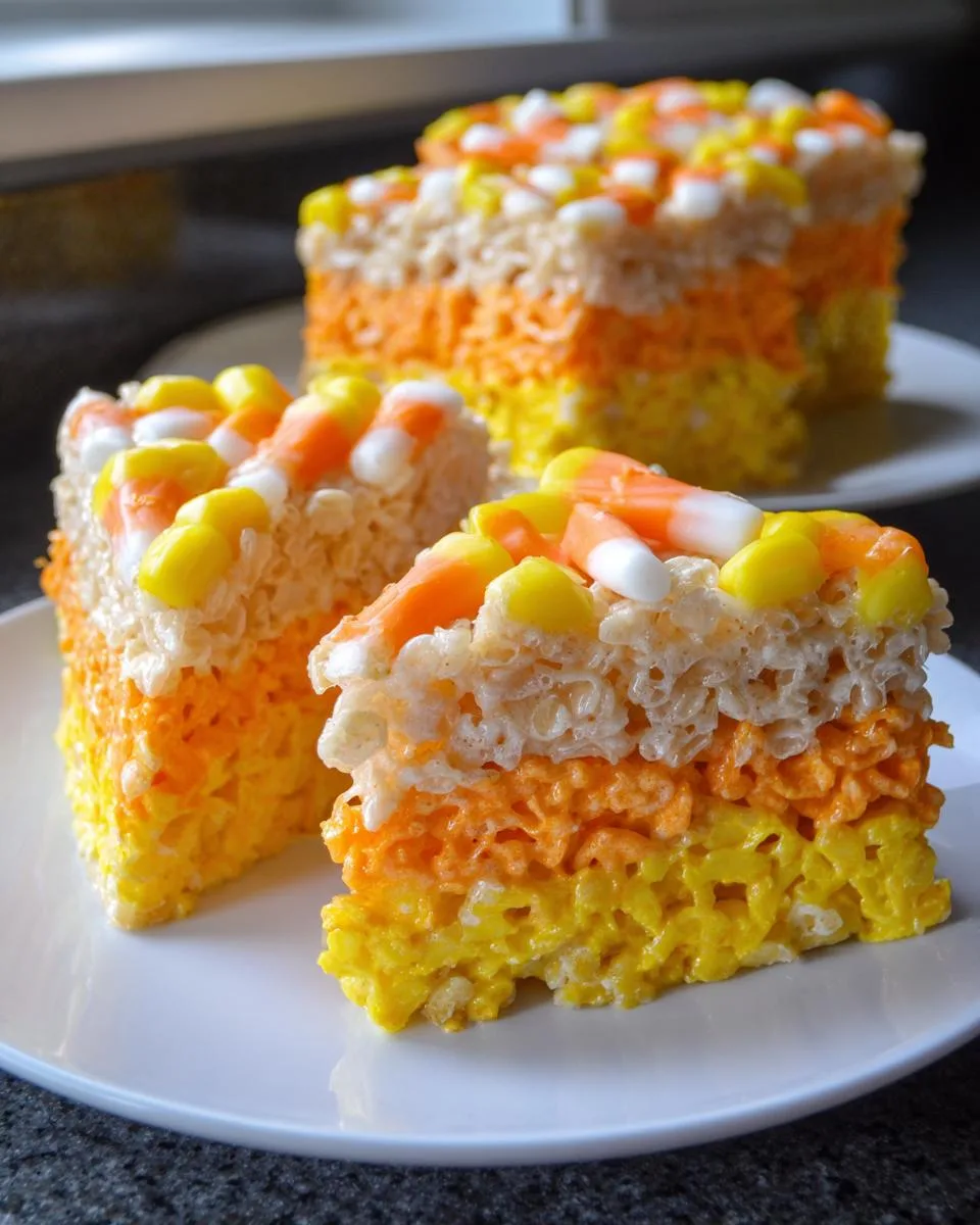 Candy Corn Rice Krispies - detail 2