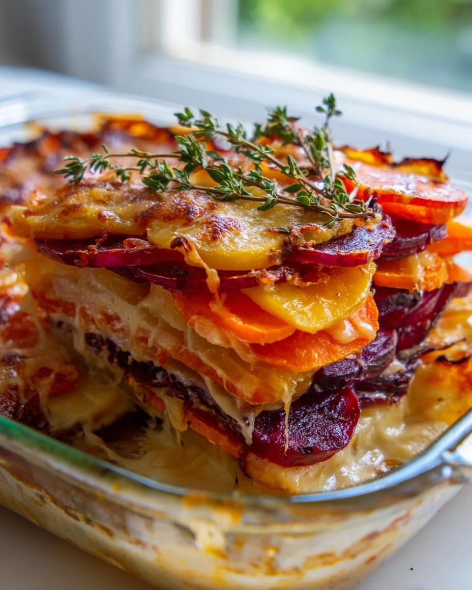 Cheesy Root Vegetable Gratin - detail 4