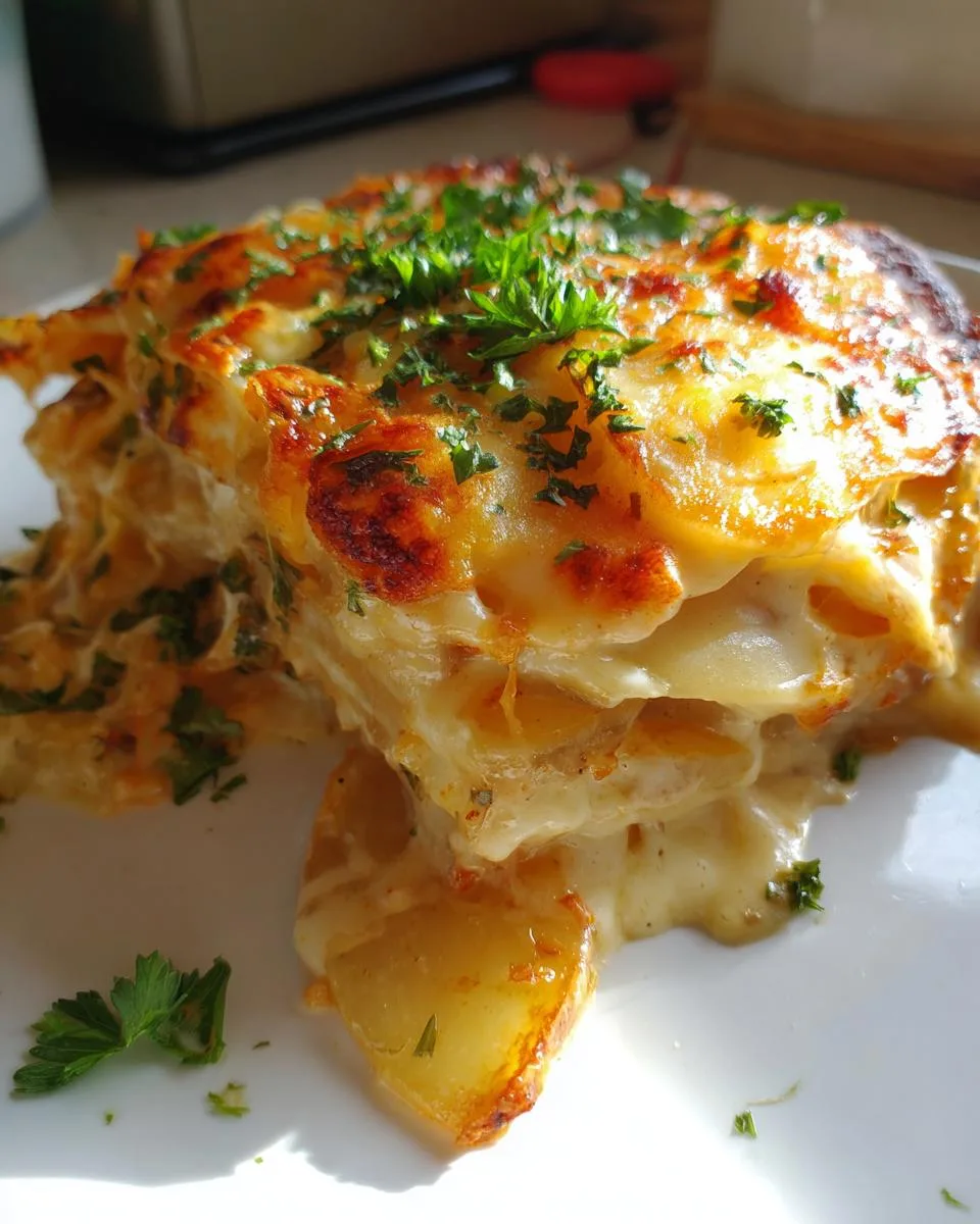 Cheesy Scalloped Potatoes - detail 4