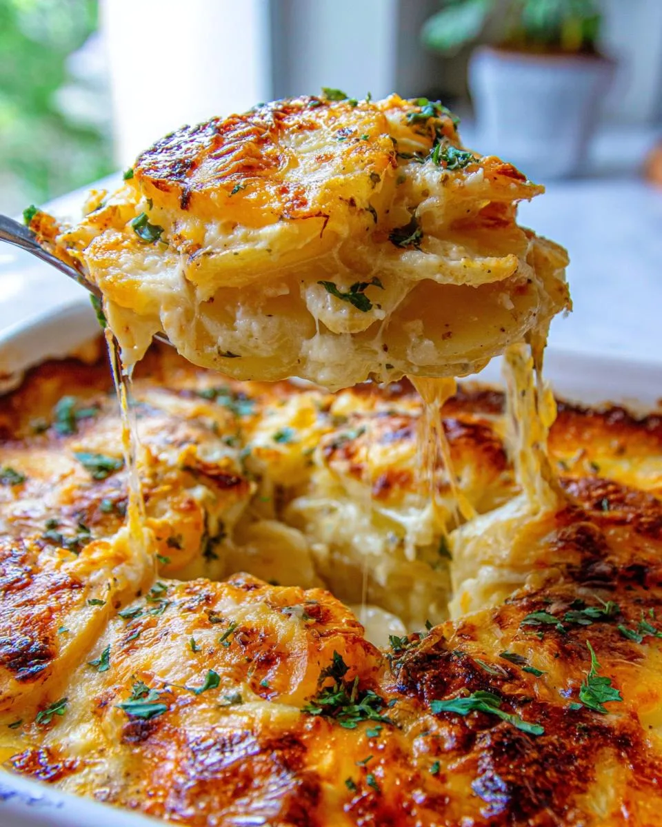 Cheesy Scalloped Potatoes - detail 5