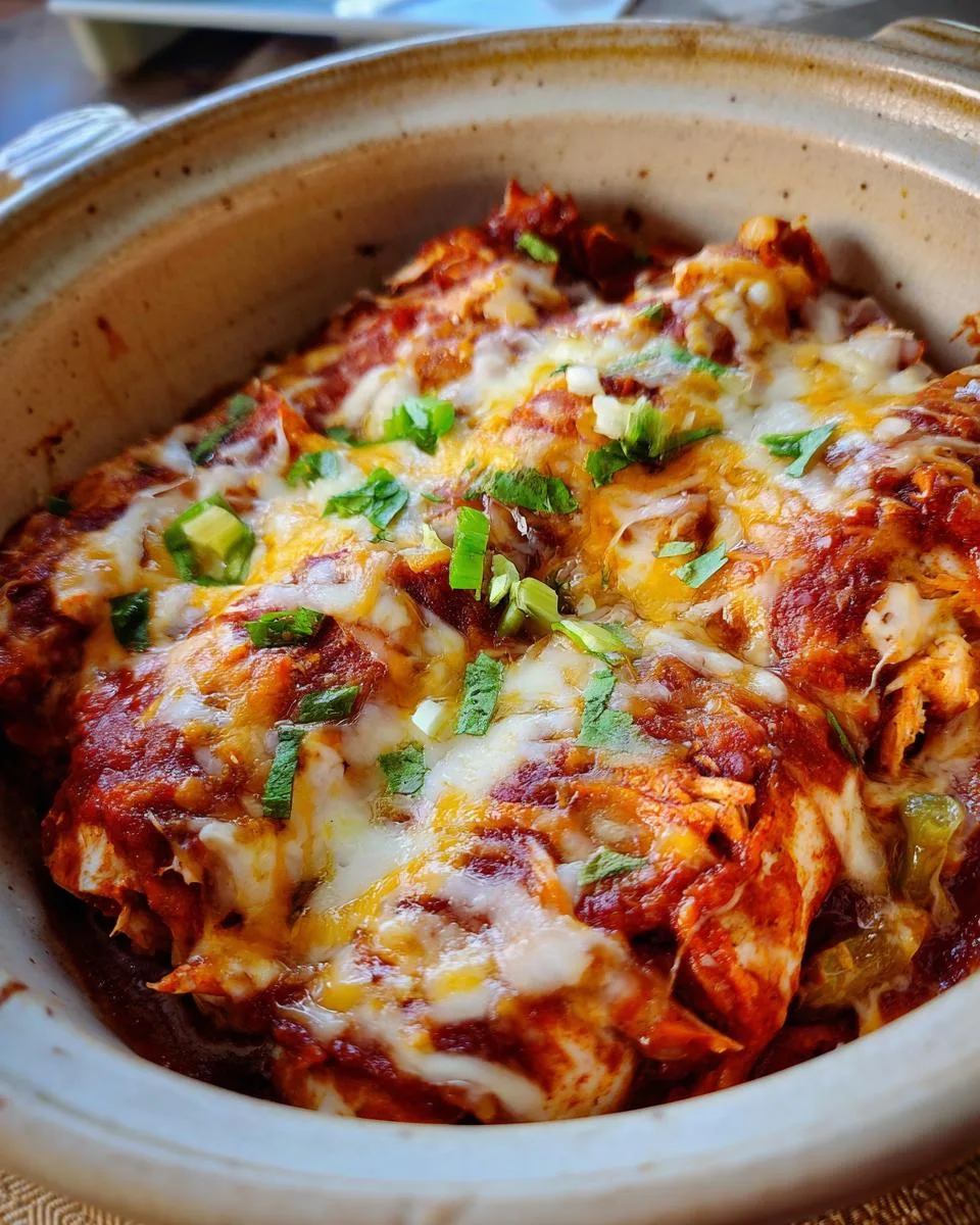 Chicken Enchilada Crock Pot - detail 5