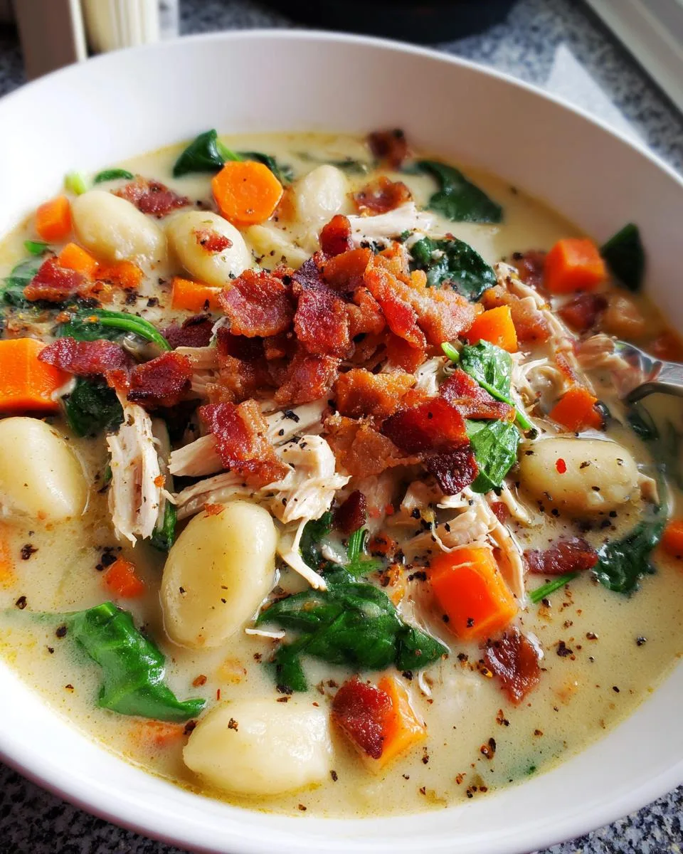 Chicken Gnocchi Soup - detail 1