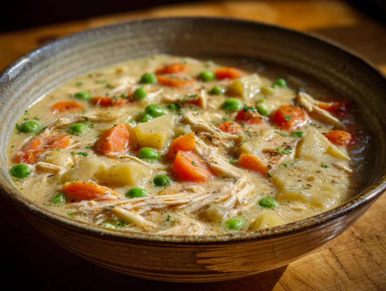 Hearty Chicken Pot Pie Soup in Under 60 Minutes: Perfection