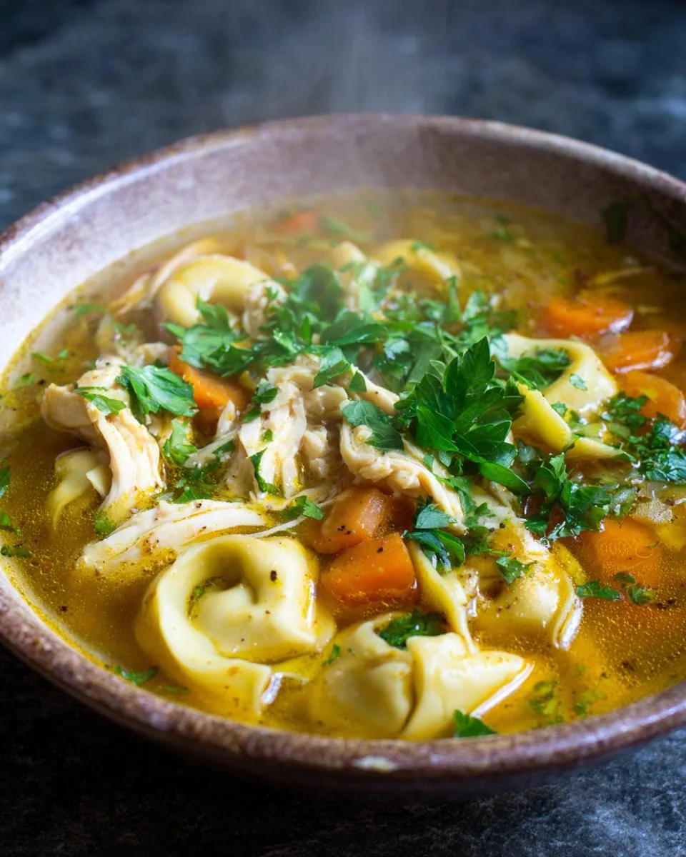 Chicken Tortellini Soup - detail 3