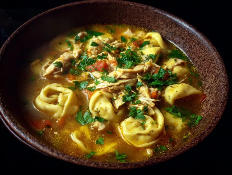 Chicken Tortellini Soup