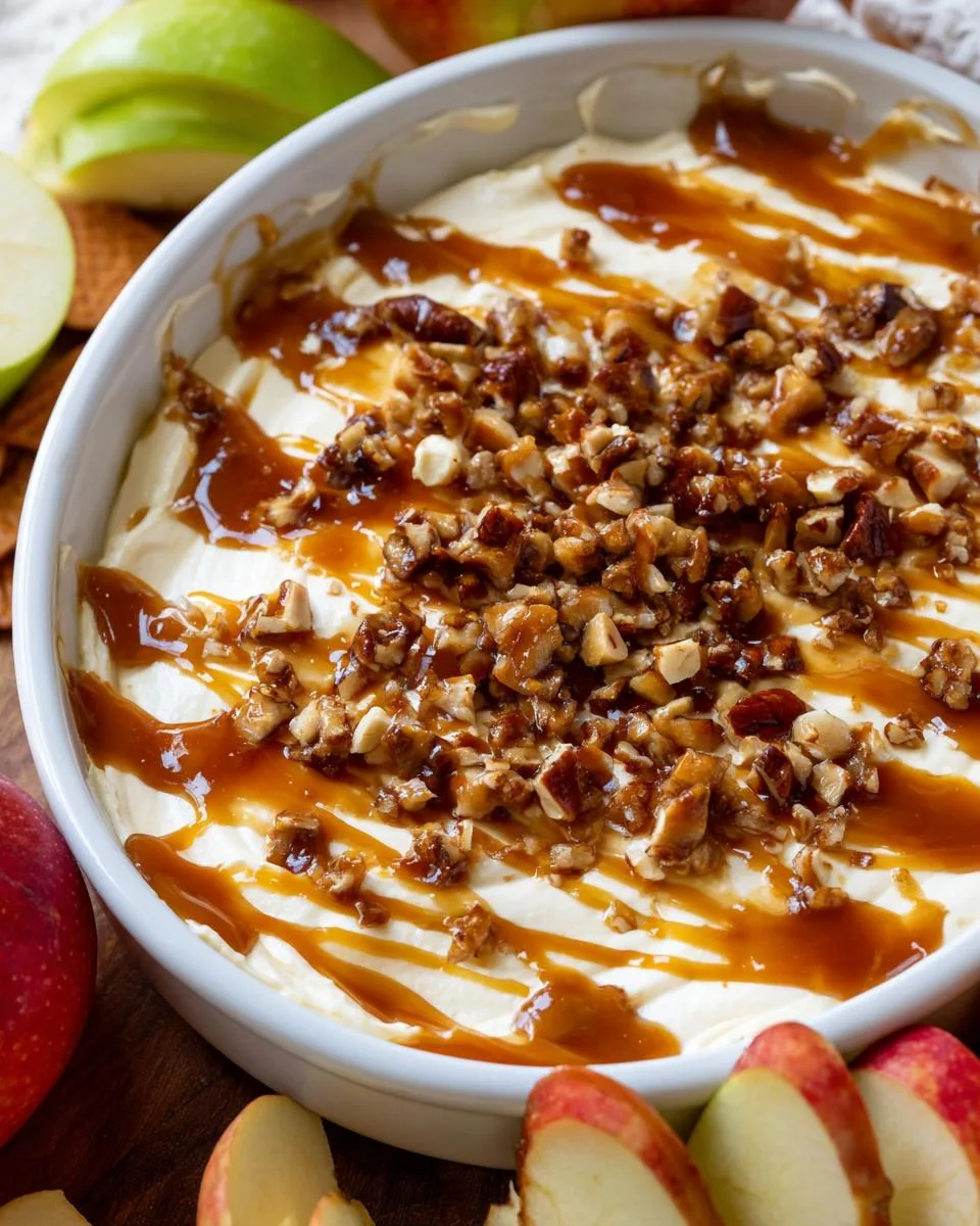 Cream Cheese Caramel Apple Dip - detail 1