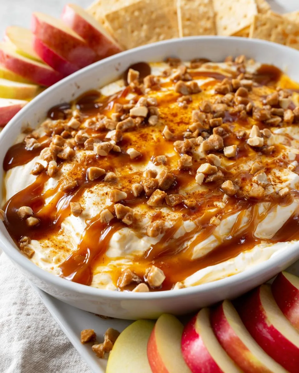 Cream Cheese Caramel Apple Dip - detail 4