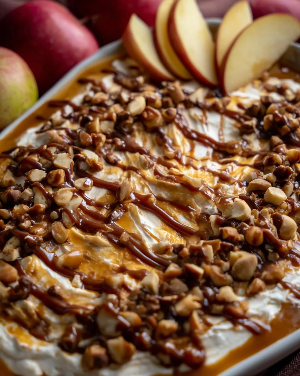 Cream Cheese Caramel Apple Dip - detail 5
