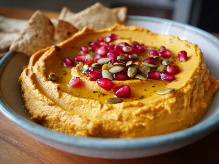 Creamy Pumpkin Hummus Recipe