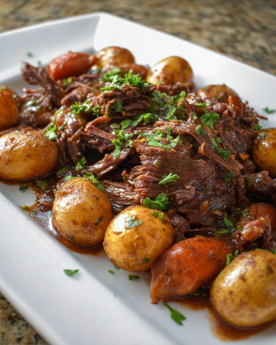 Crock Pot Pot Roast Gravy - detail 5