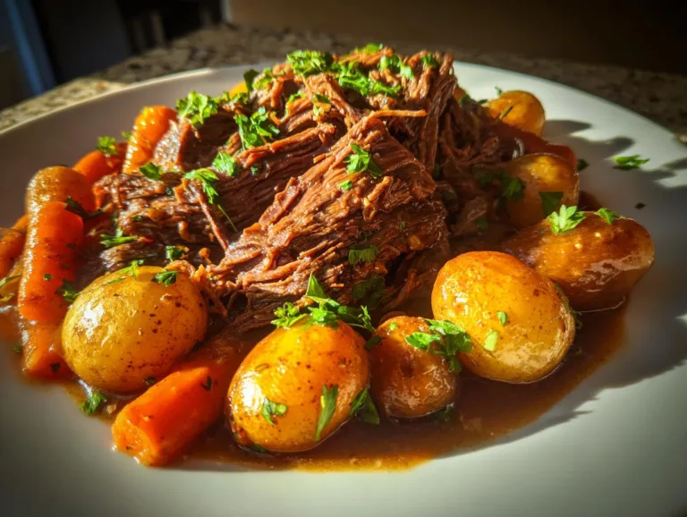 Crock Pot Pot Roast Gravy