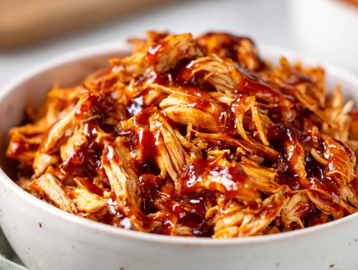 Juicy Crockpot BBQ Pulled Chicken Recipe in Just 3 Hours