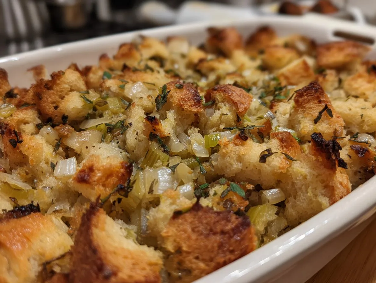 1 Hour Grandma’s Thanksgiving Stuffing Recipe – Irresistible!