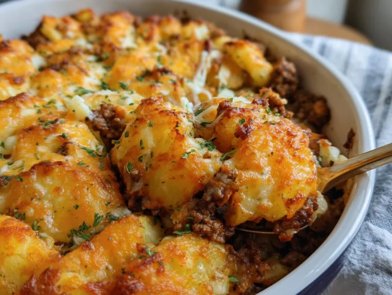 Ground Beef Potato Casserole