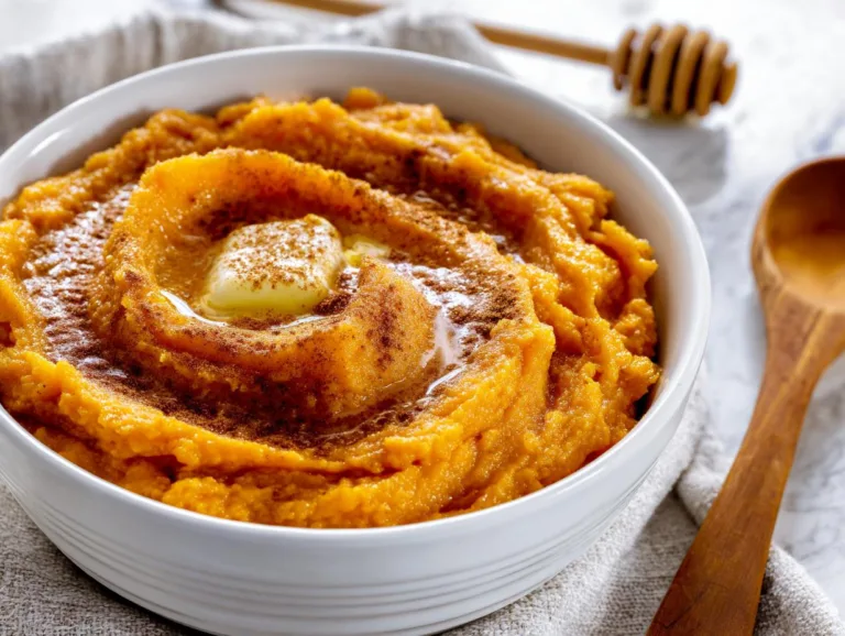 Honey Butter Mashed Sweet Potatoes
