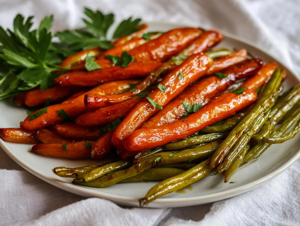 Irresistible Honey Glazed Carrots and Green Beans in 1 Hour