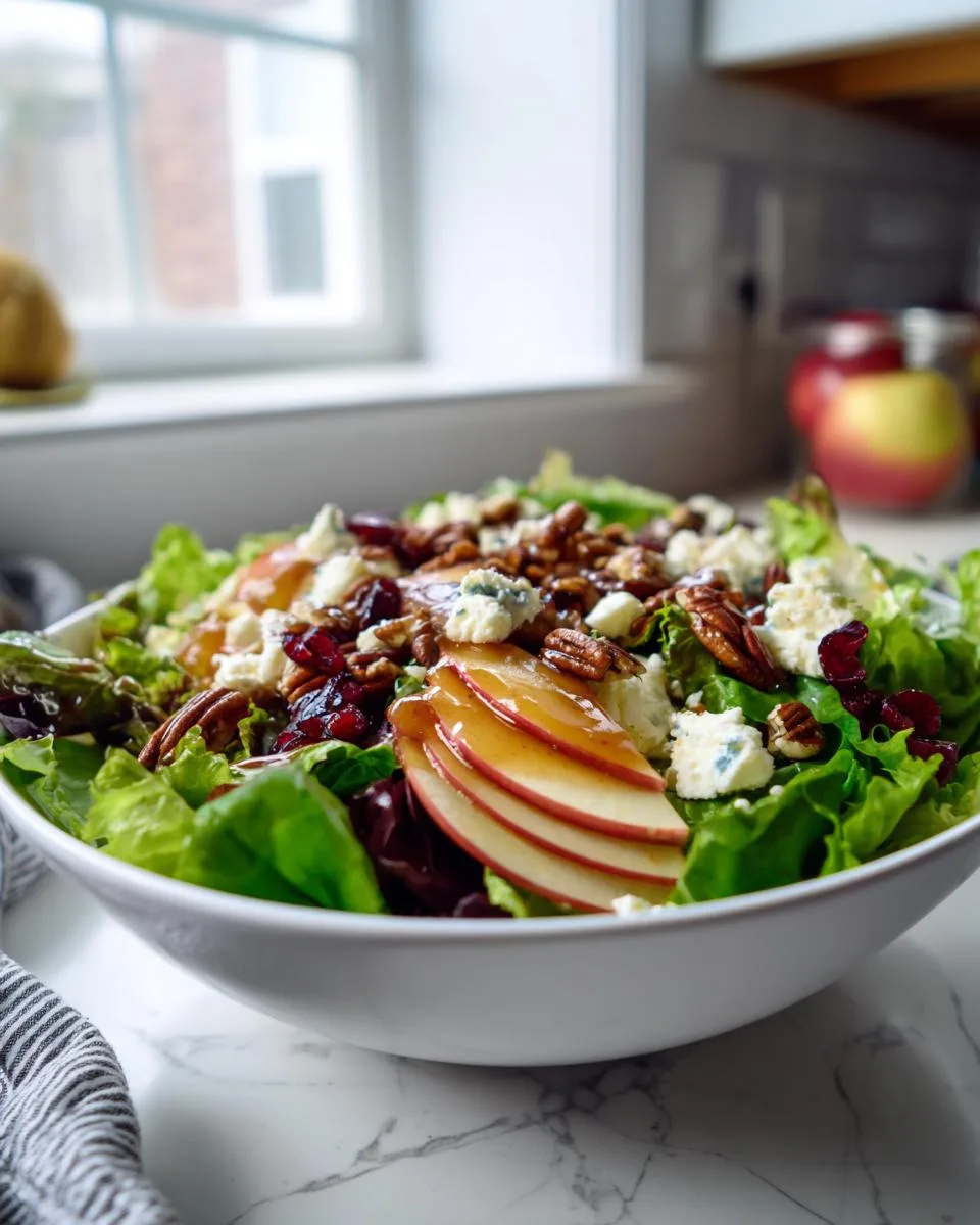 Honeycrisp Apple and Feta Salad - detail 1