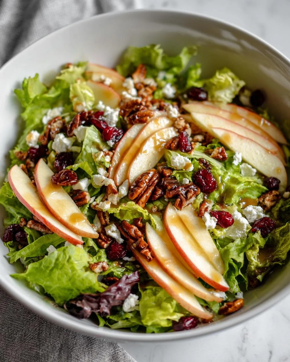 Honeycrisp Apple and Feta Salad - detail 2