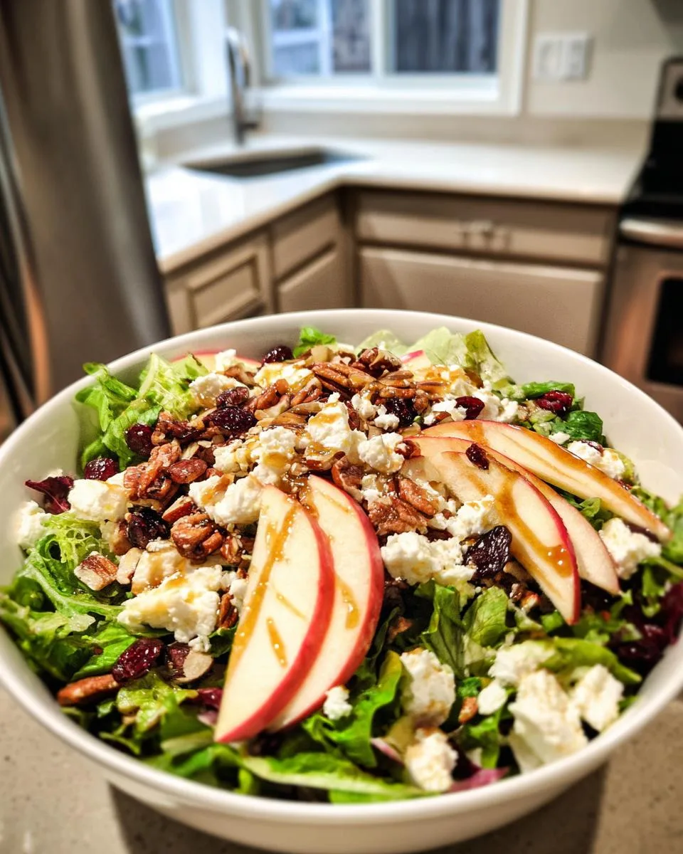 Honeycrisp Apple and Feta Salad - detail 4