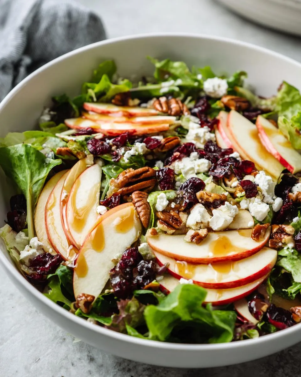 Honeycrisp Apple and Feta Salad - detail 5