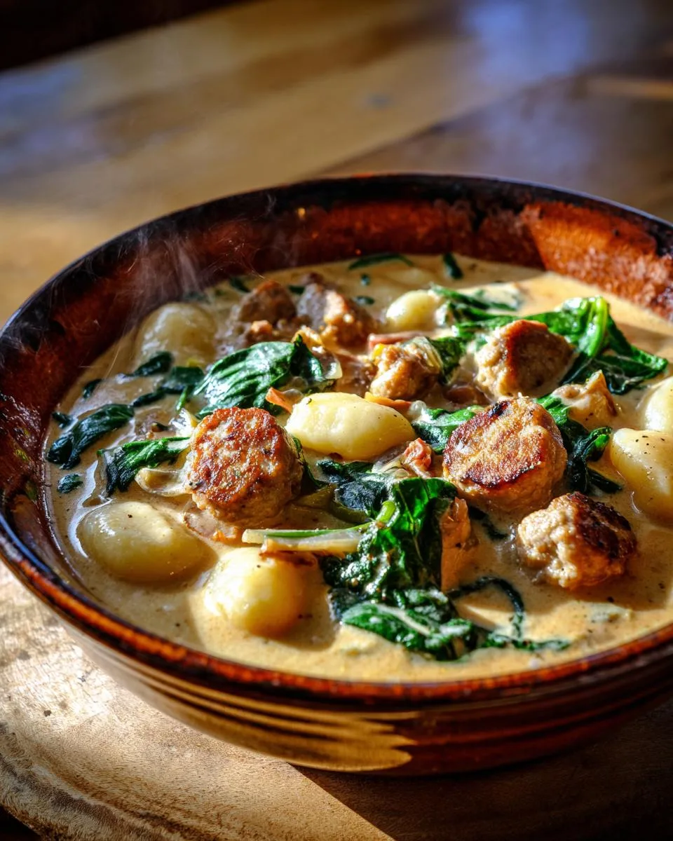 Italian Sausage Gnocchi Soup - detail 4