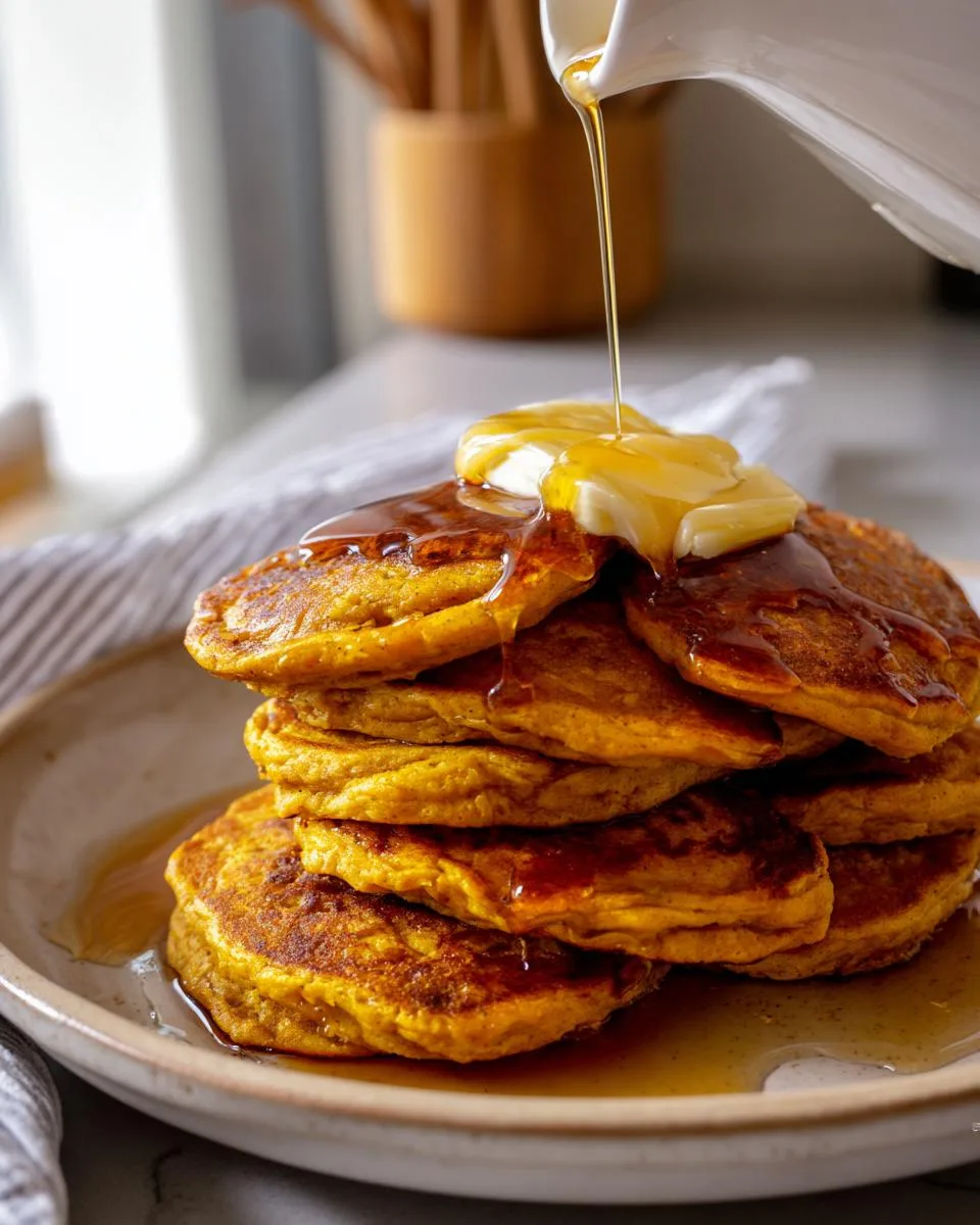 Pumpkin Buttermilk Pancakes - detail 3