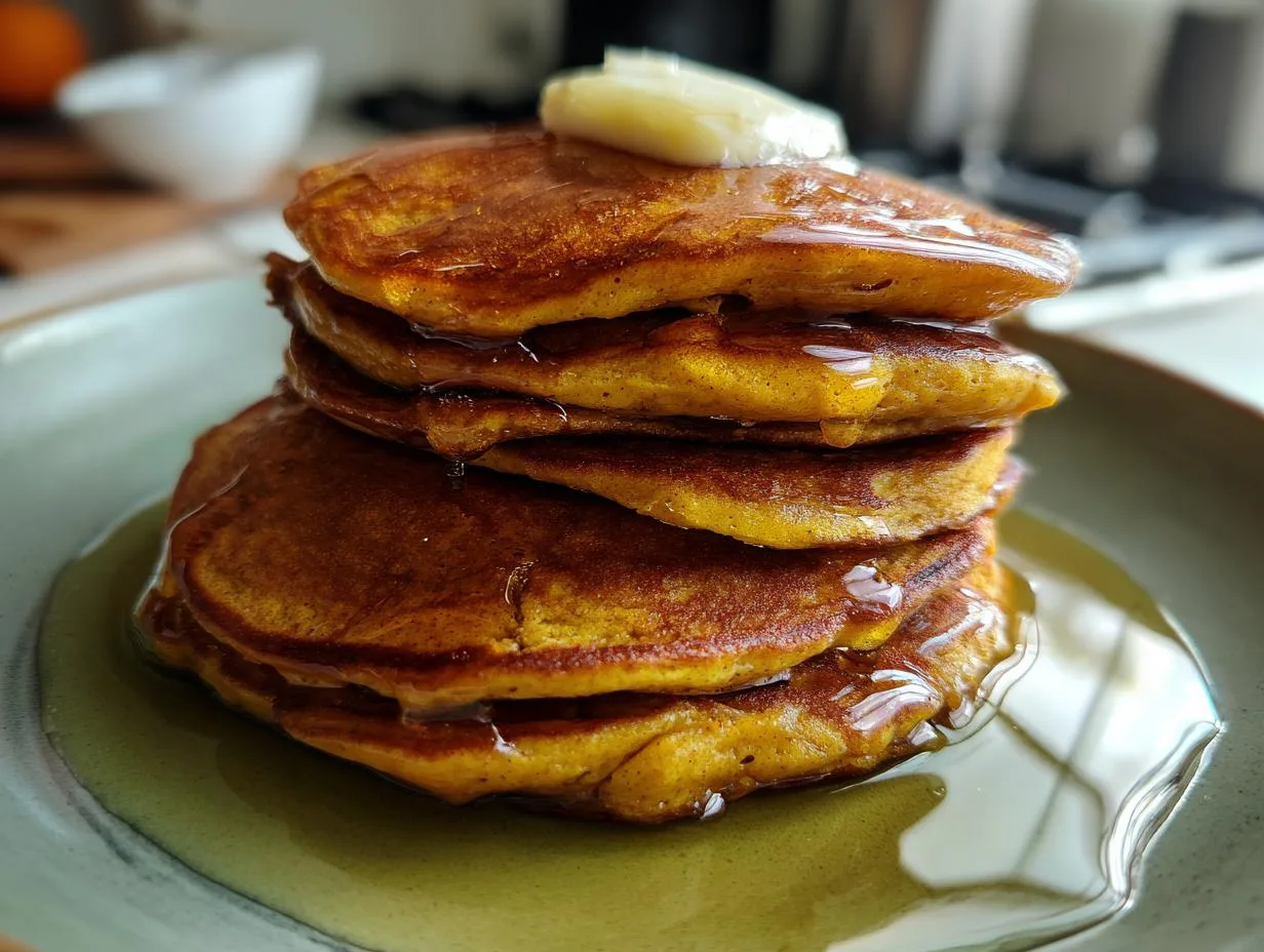 Fluffy Pumpkin Buttermilk Pancakes Your Family Will Crave