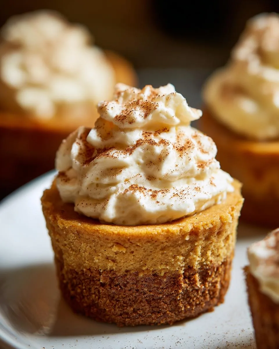 Pumpkin Cheesecake Cupcakes - detail 4