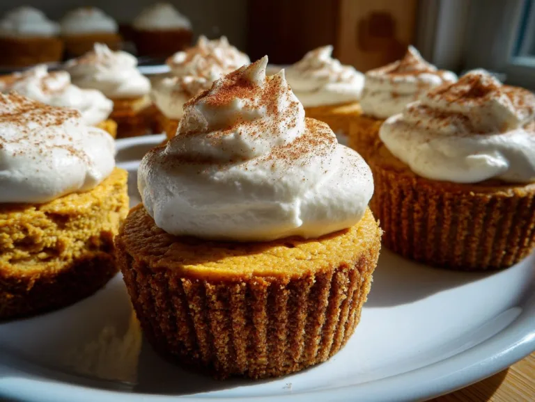 Pumpkin Cheesecake Cupcakes