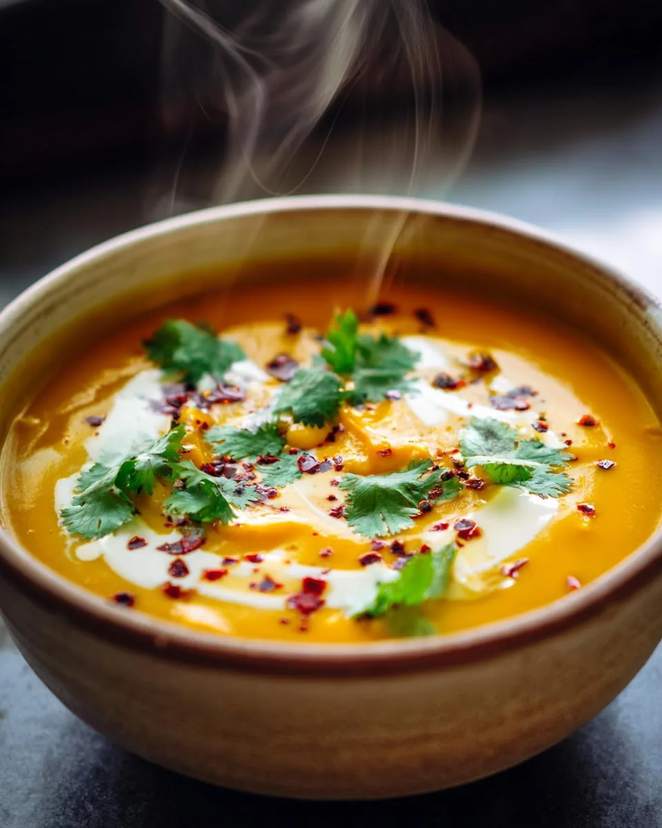 Roasted Butternut Squash Soup - detail 1