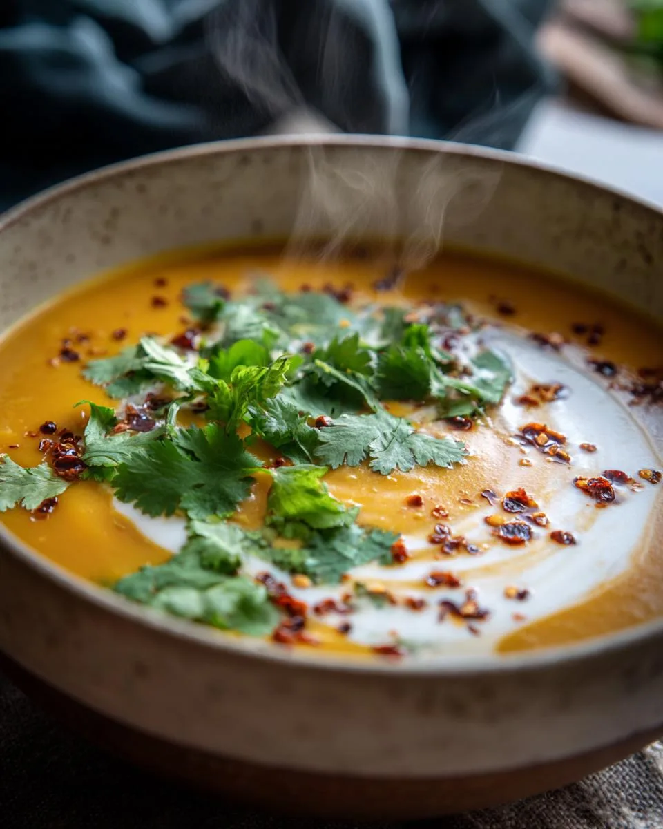 Roasted Butternut Squash Soup - detail 2