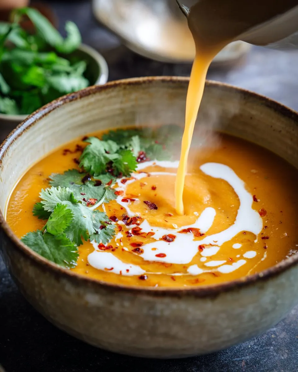 Roasted Butternut Squash Soup - detail 3