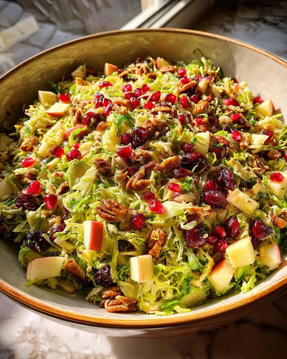 Shaved Brussels Sprout Salad - detail 4