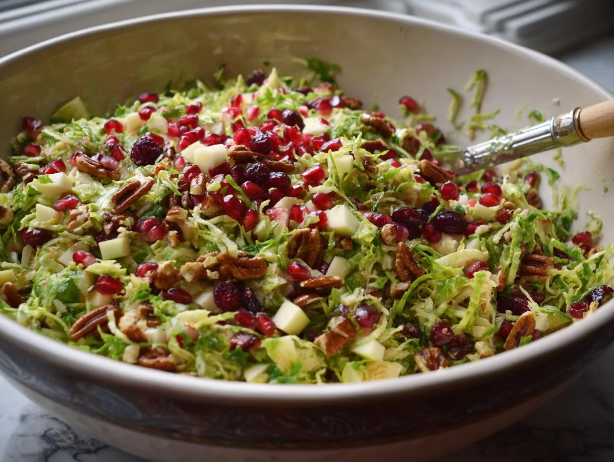 Irresistible 12-Ounce Shaved Brussels Sprout Salad Recipe