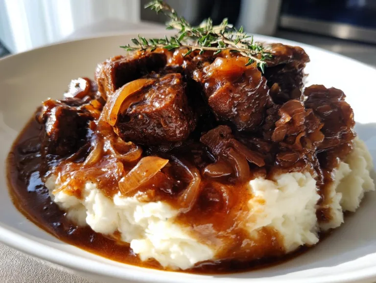 Slow Cooker Beef Manhattan
