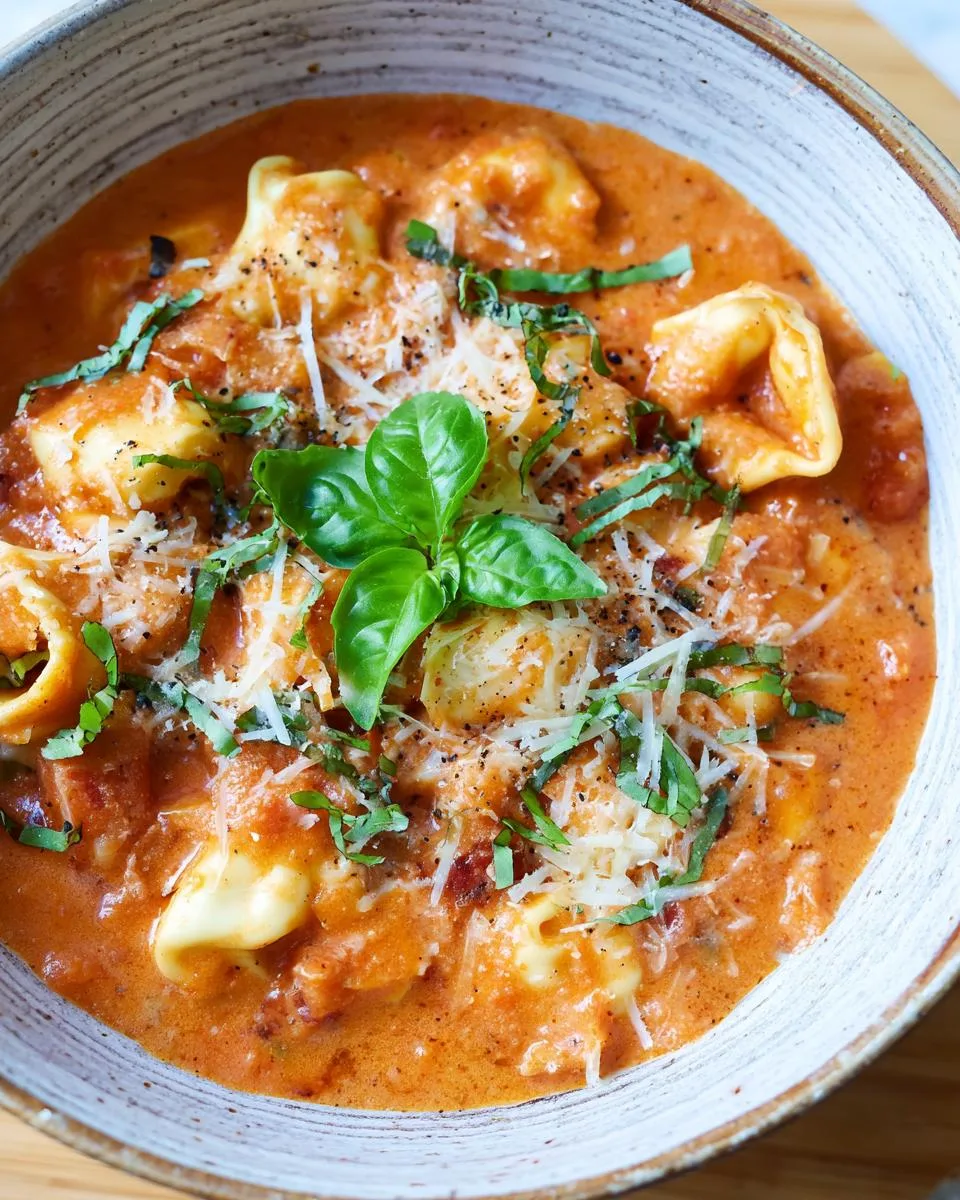 Slow Cooker Tomato Tortellini Soup - detail 5